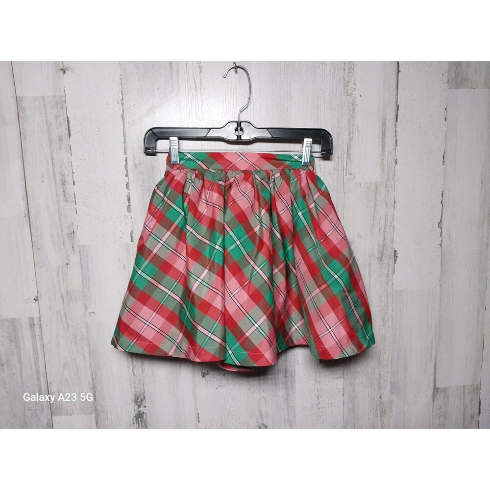 Osh Kosh B'Gosh Girls Size 6 Christmas Holiday Plaid Dressy Skirt